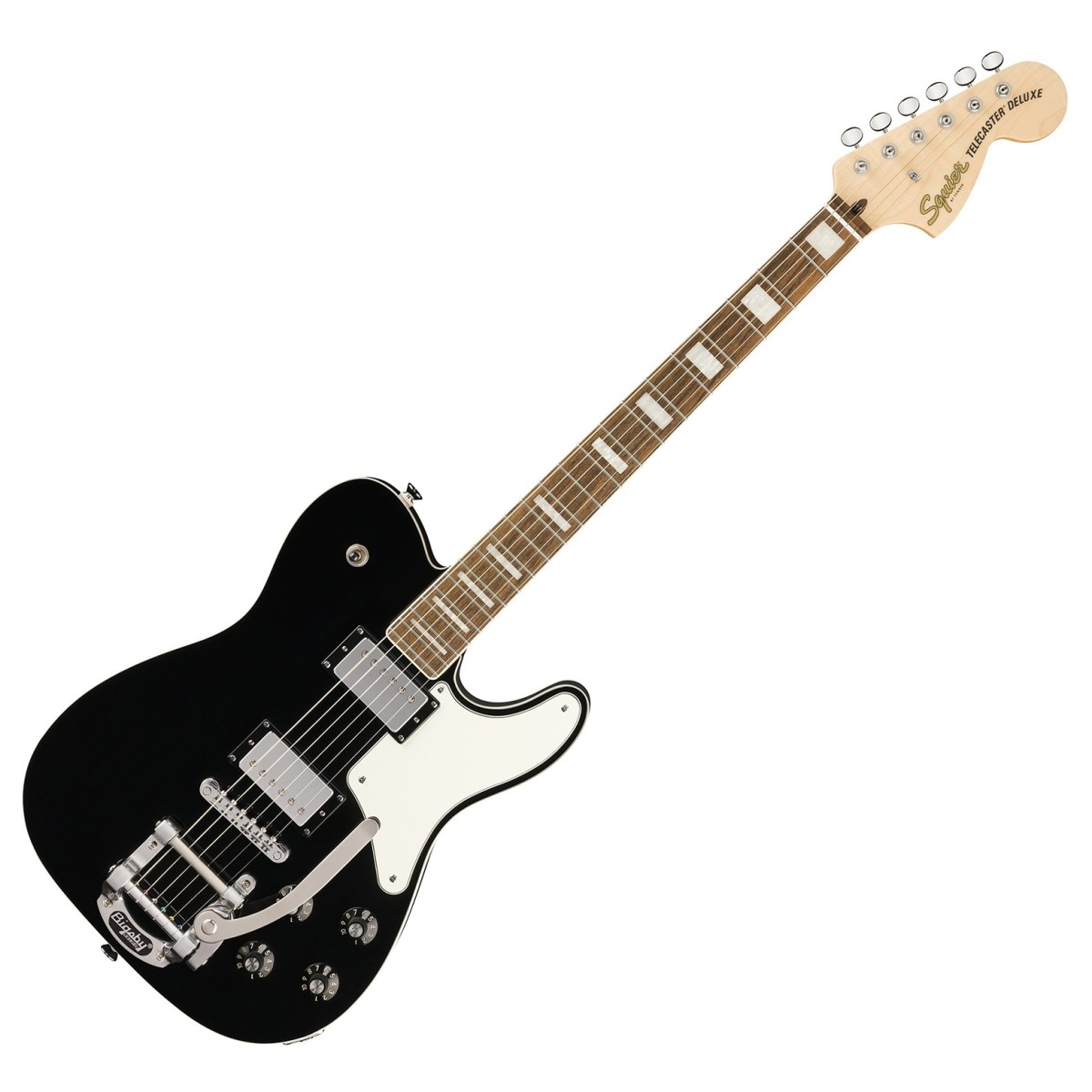 Squier Paranormal Troublemaker Telecaster Deluxe Bigsby Black