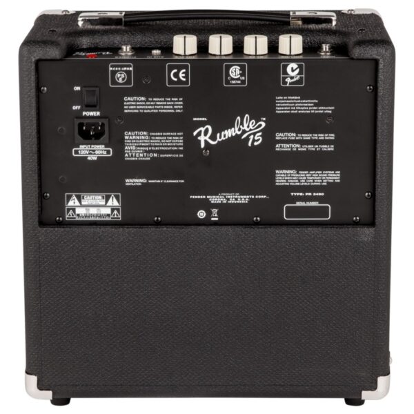 Fender Rumble 15 V3 Bass Combo pack of 3