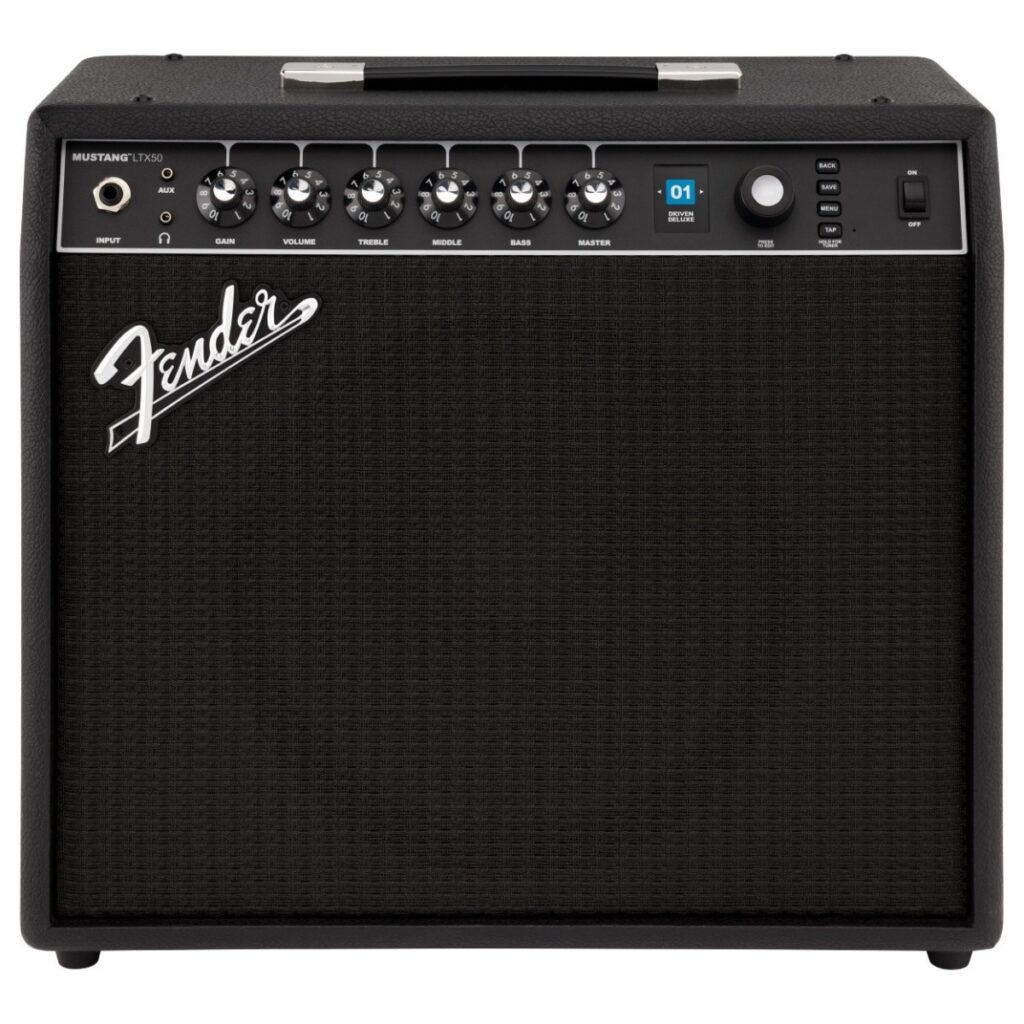 Fender Mustang LTX50 Combo and LTX-5 Footswitch Bundle