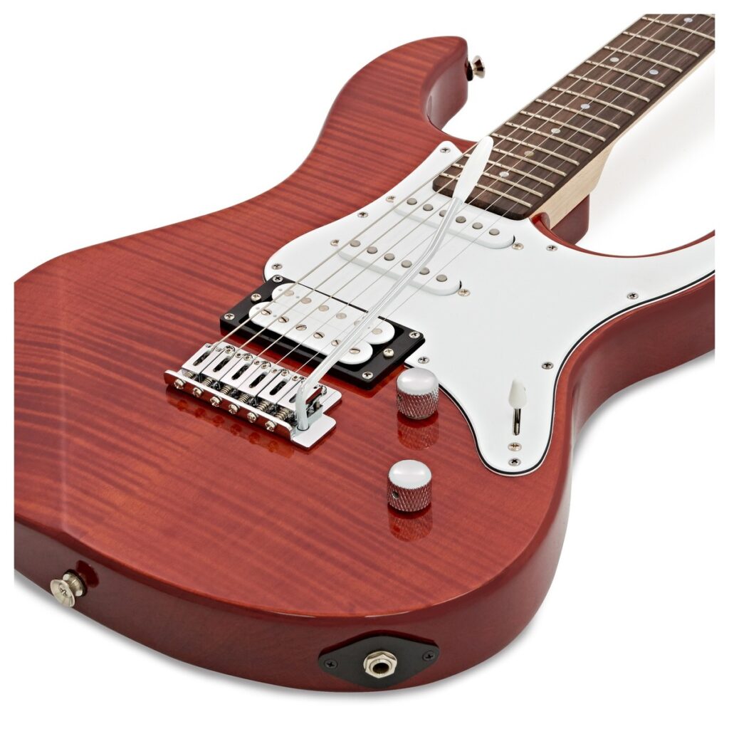 Yamaha Pacifica 212V FM Flame Maple Caramel Brown
