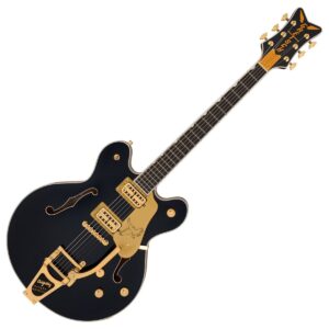 Grestch Falcon Center Block LTD with Bigsby Midnight Sapphire