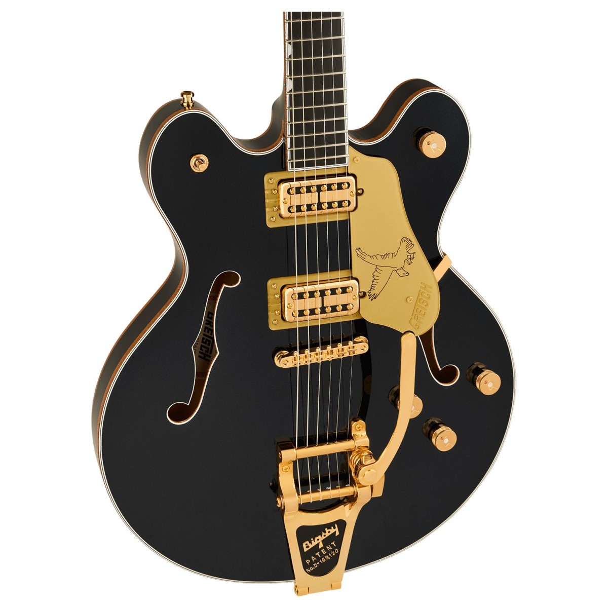 Grestch Falcon Center Block LTD with Bigsby Midnight Sapphire
