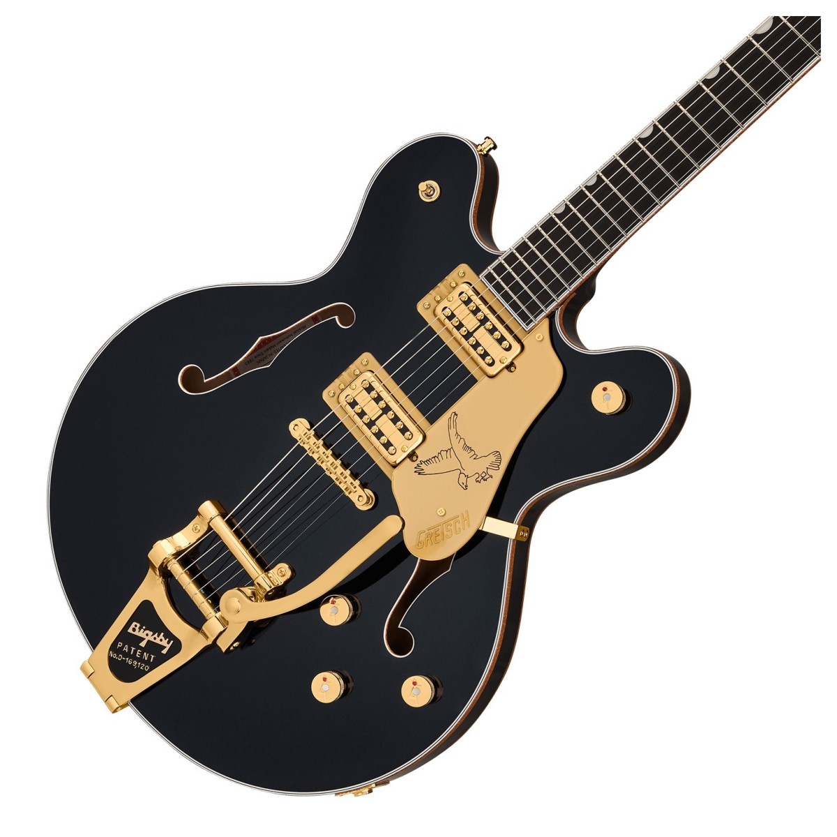 Grestch Falcon Center Block LTD with Bigsby Midnight Sapphire