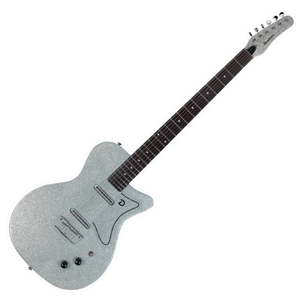 Danelectro Baritone Silver Metalflake