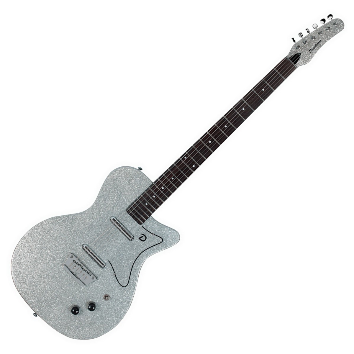 Danelectro Baritone Silver Metalflake