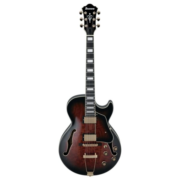 Ibanez AG95QA Artcore Expressionist Dark Brown Sunburst