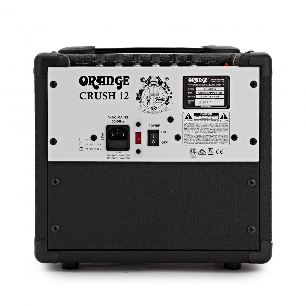 Orange Crush 12 Combo Black