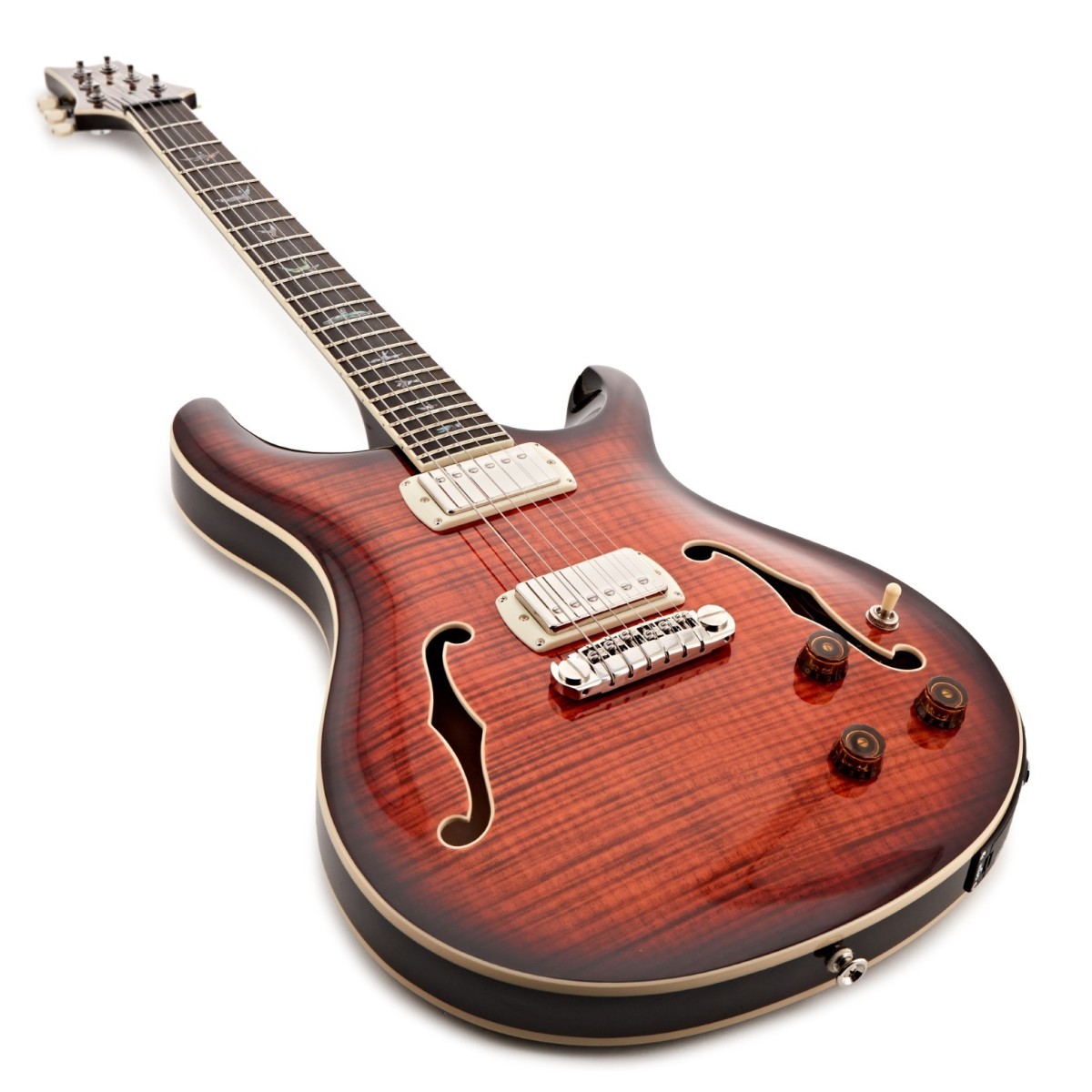 PRS SE Hollowbody II Piezo Orange Tiger Smokeburst (2026)