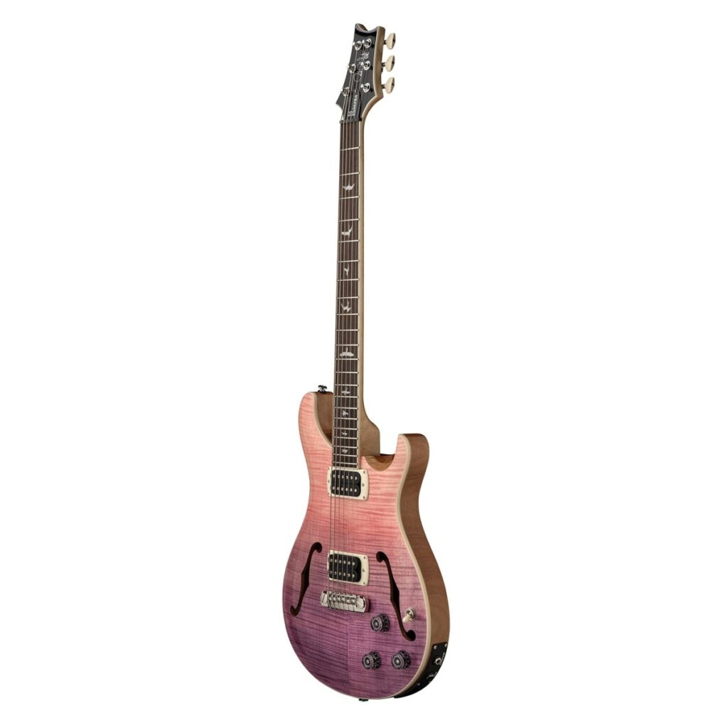PRS SE Ed Sheeran Hollowbody Baritone Pink Ombre
