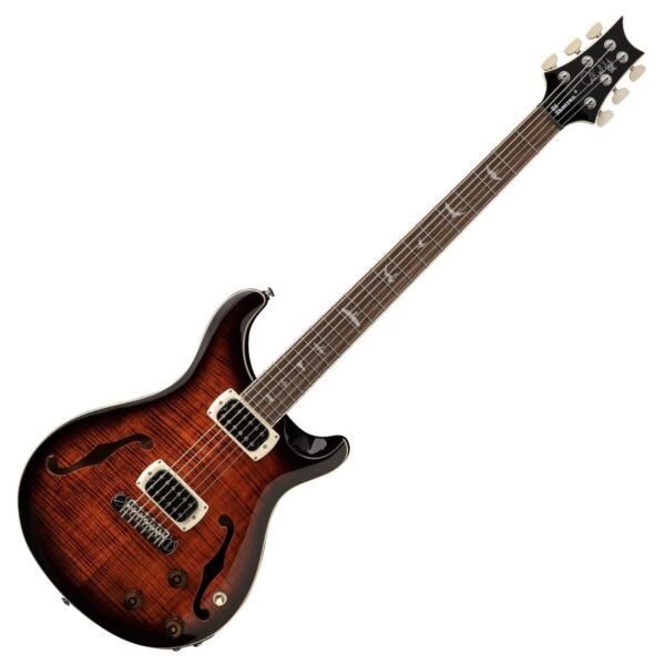 PRS SE Ed Sheeran Hollowbody Baritone Orange Tiger Smokeburst