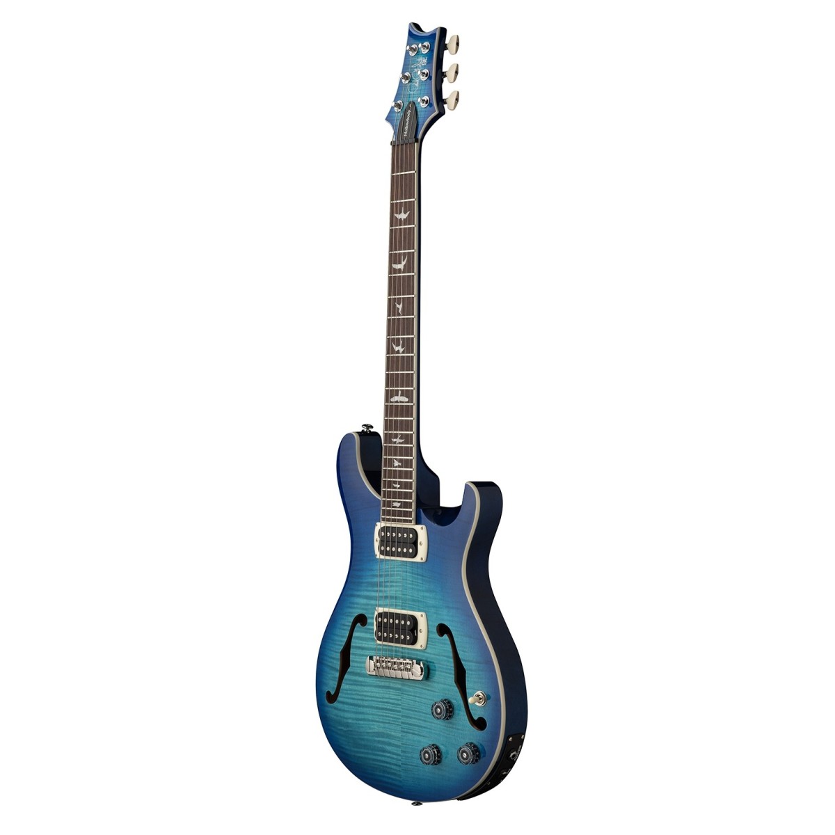 PRS SE Hollowbody I Piezo Flat Back Lake Blue