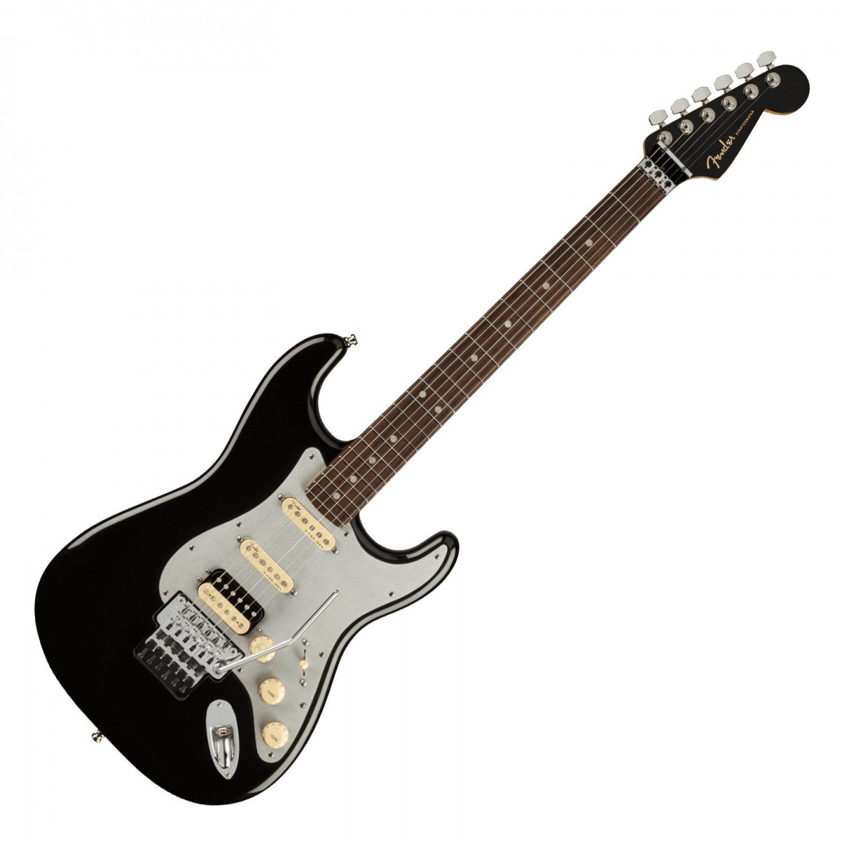 Fender American Ultra Luxe Stratocaster HSS FR RW Mystic Black