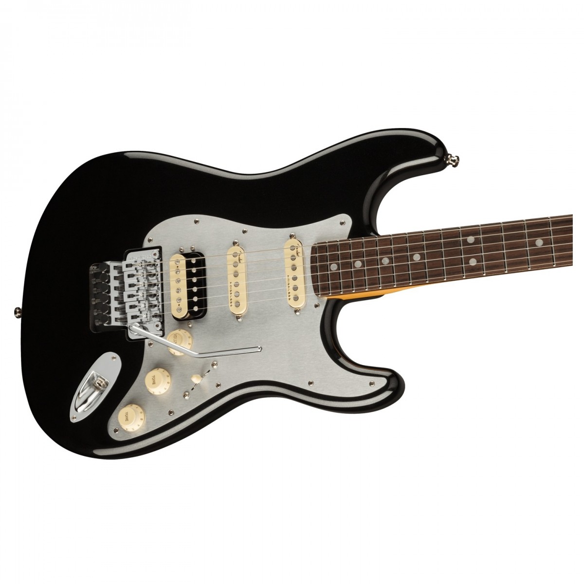 Fender American Ultra Luxe Stratocaster HSS FR RW Mystic Black