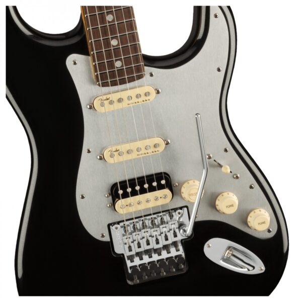 Fender American Ultra Luxe Stratocaster HSS FR RW Mystic Black