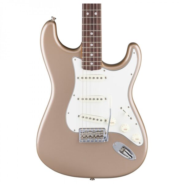 Fender American Vintage 1965 Stratocaster Round-Lam Rosewood Fingerboard Shoreline Gold