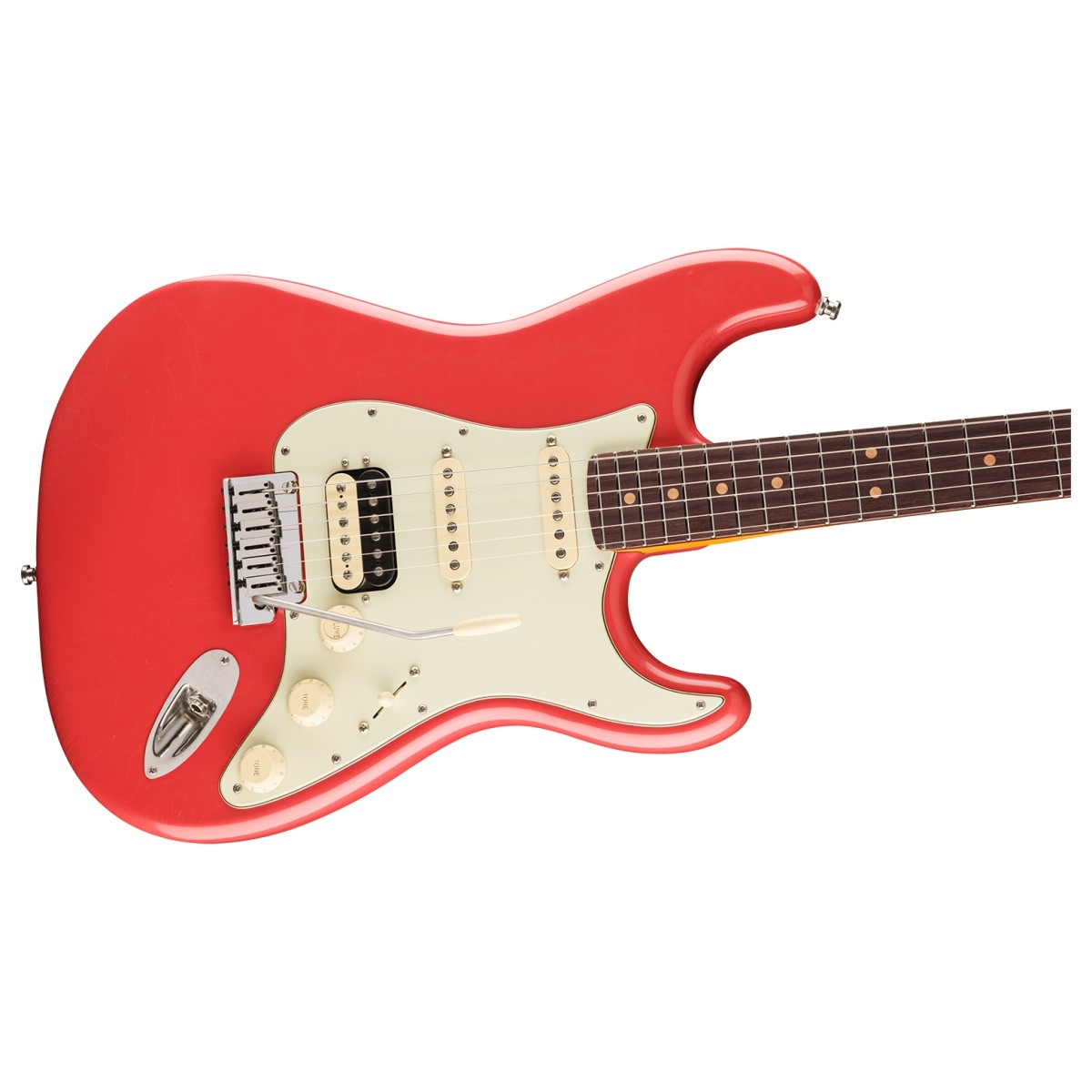 Fender American Ultra Luxe Vintage 60s Stratocaster HSS RW Fiesta Red
