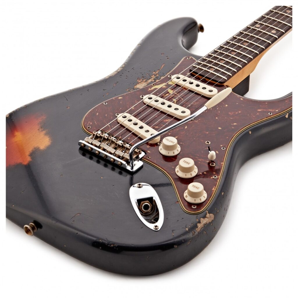 Fender Custom Shop 62 Stratocaster Heavy Relic RW Black #R134072