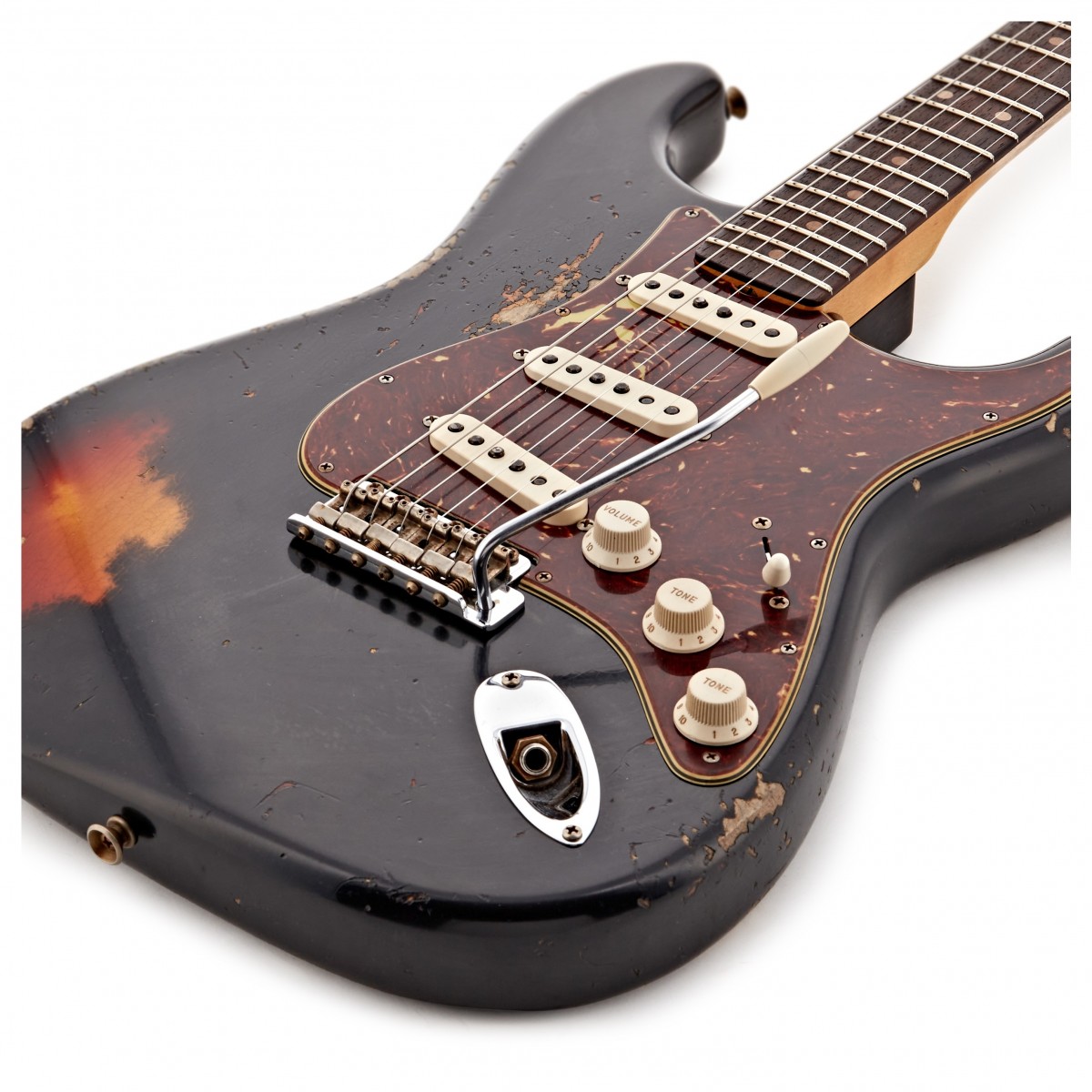 Fender Custom Shop 62 Stratocaster Heavy Relic RW Black #R134072