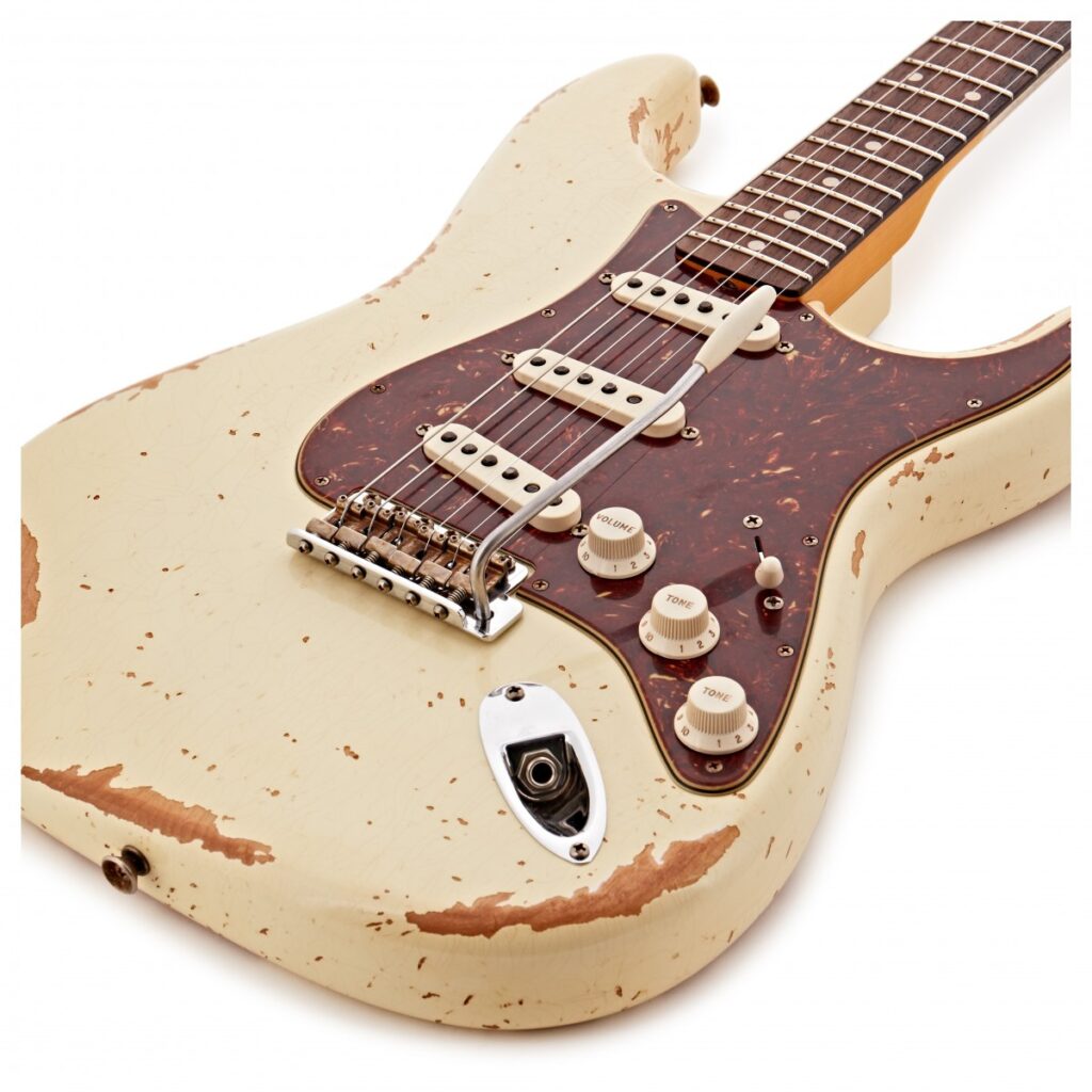 Fender Custom Shop 62 Stratocaster Heavy Relic RW Vintage White #R133544
