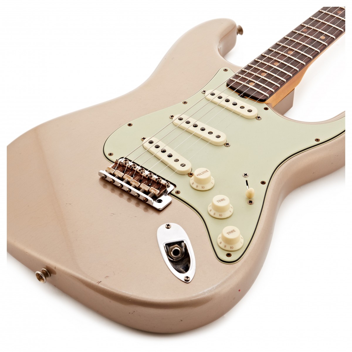 Fender Custom Shop 59 Stratocaster Journeyman Relic Super Faded Aged Shoreline Gold #CZ581972