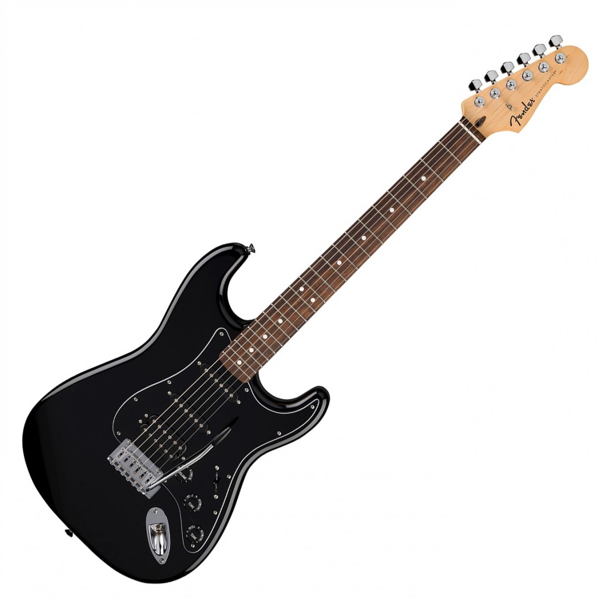 Fender Standard Stratocaster HSS Black Pickguard Black