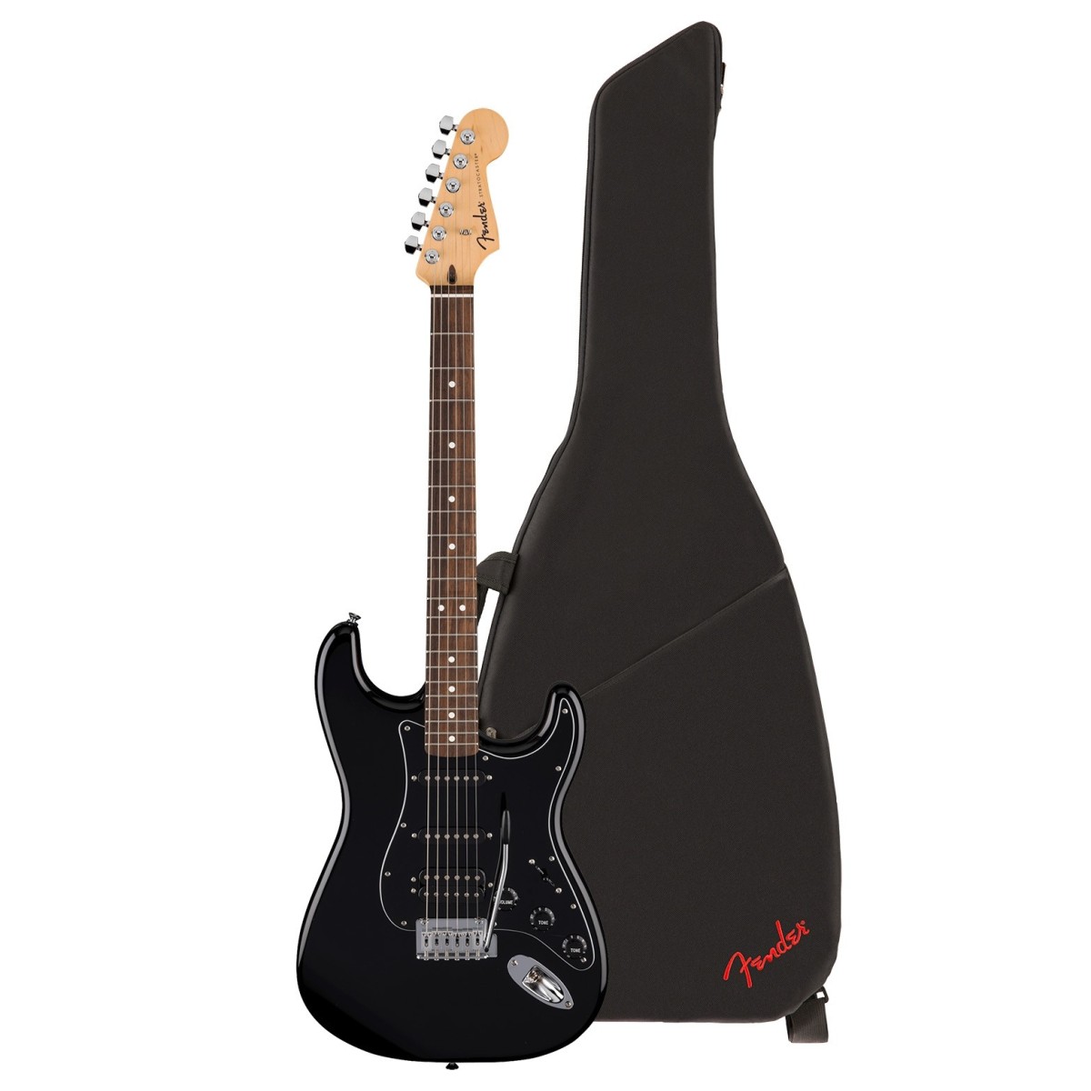 Fender Standard Stratocaster HSS and Gig Bag/Case Build Your Own Bundle