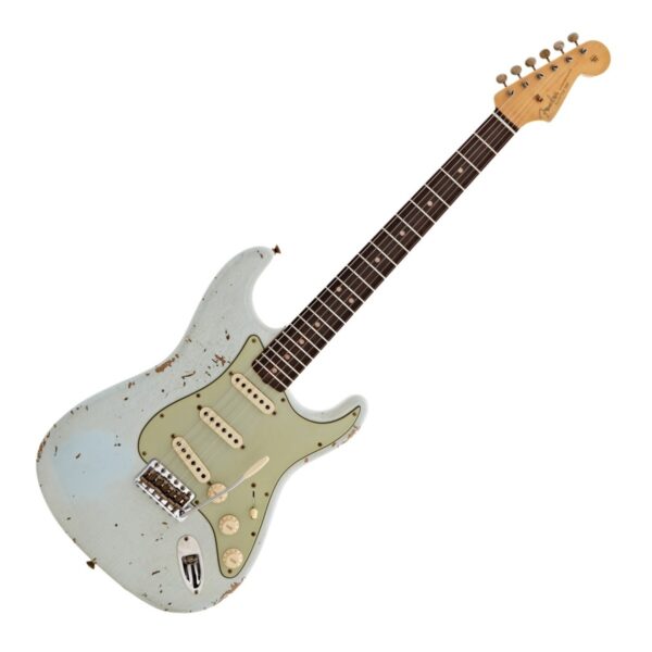 Fender Custom Shop 63 Stratocaster Heavy Relic RW Faded Aged Sonic Blue