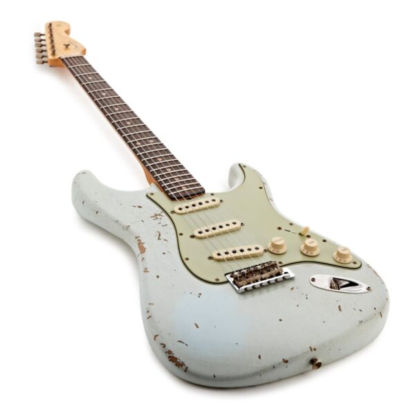 Fender Custom Shop 63 Stratocaster Heavy Relic RW Faded Aged Sonic Blue