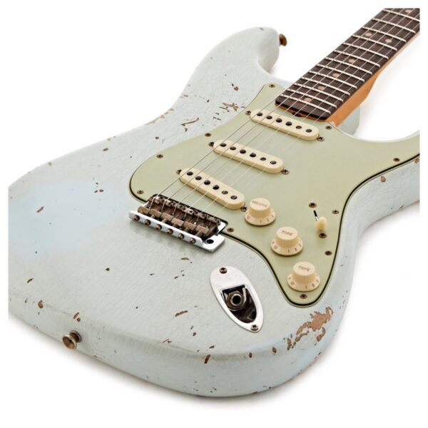Fender Custom Shop 63 Stratocaster Heavy Relic RW Faded Aged Sonic Blue