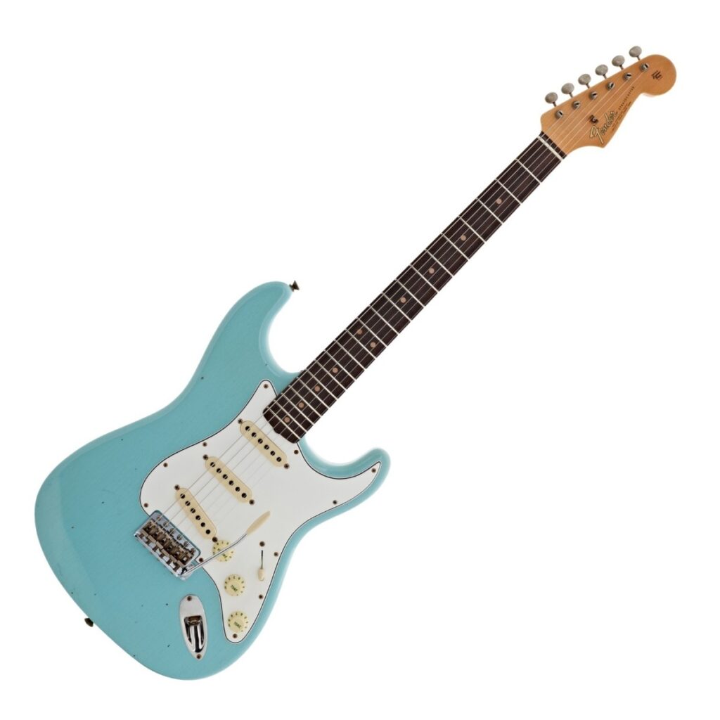 Fender Custom Shop 64 Stratocaster Journeyman RW Faded Aged Daphne Blue