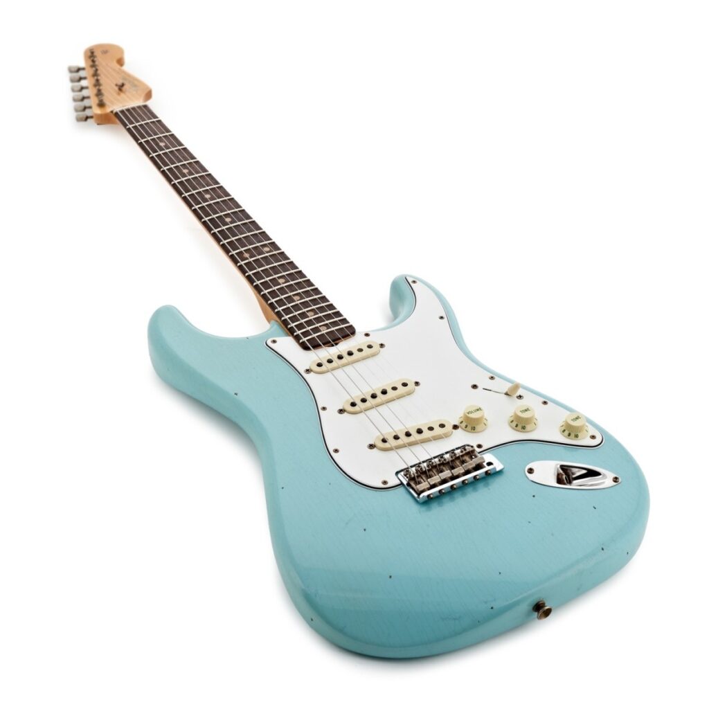 Fender Custom Shop 64 Stratocaster Journeyman RW Faded Aged Daphne Blue