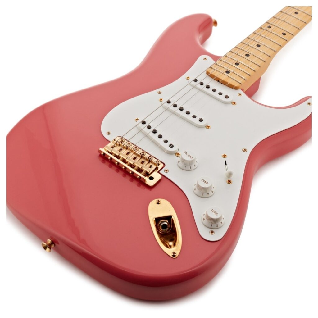Fender Custom Shop 55 Stratocaster Deluxe Closet Classic Faded Fiesta Red