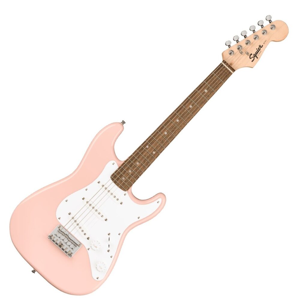 Squier Mini Stratocaster 3/4 Size Shell Pink