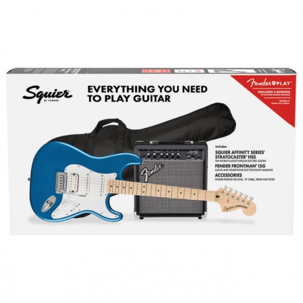 Squier Affinity Stratocaster HSS Pack Lake Placid Blue