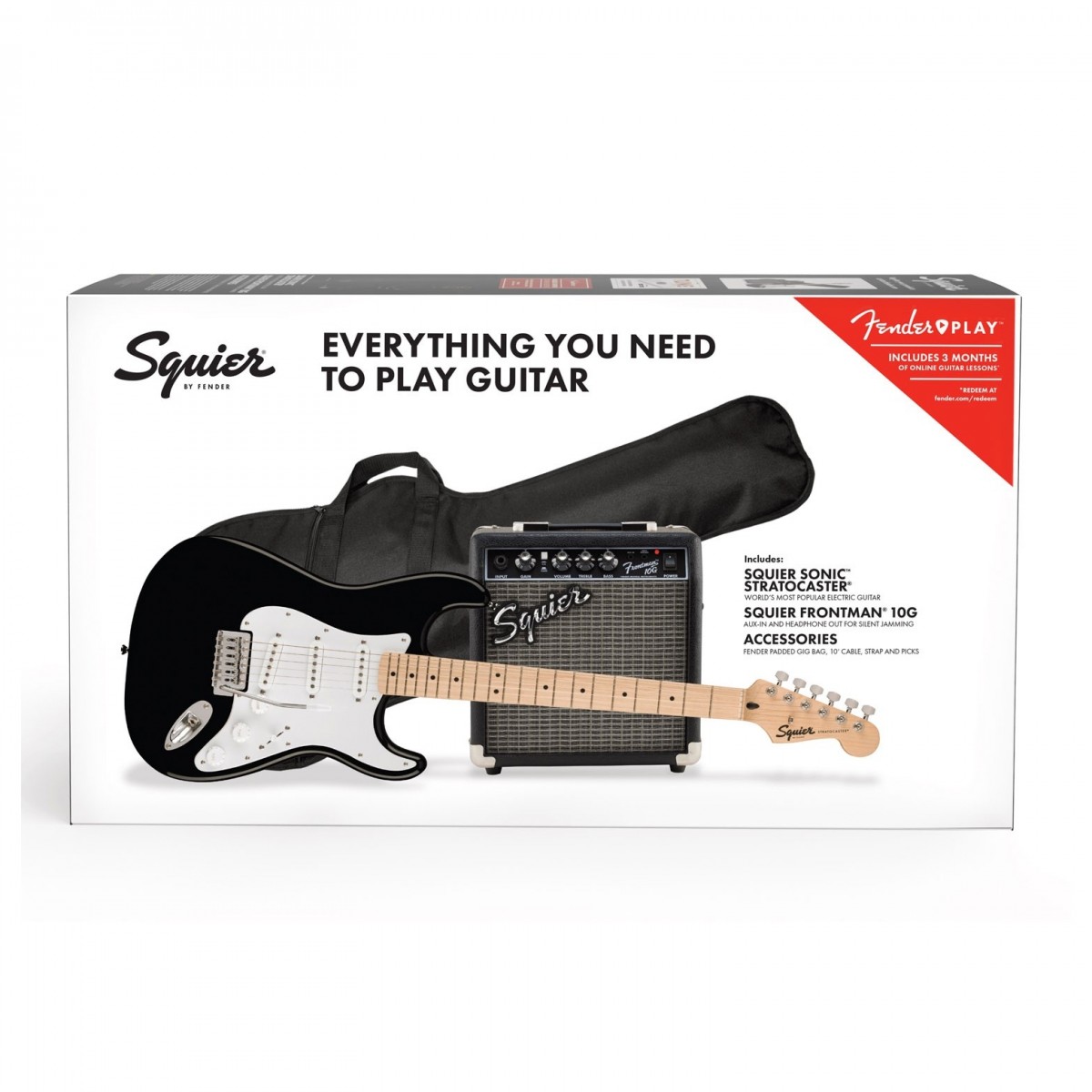 Squier Sonic Stratocaster Pack Black
