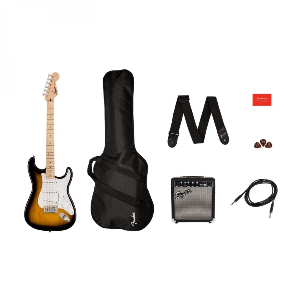 Squier Sonic Stratocaster Pack 2 Color Sunburst