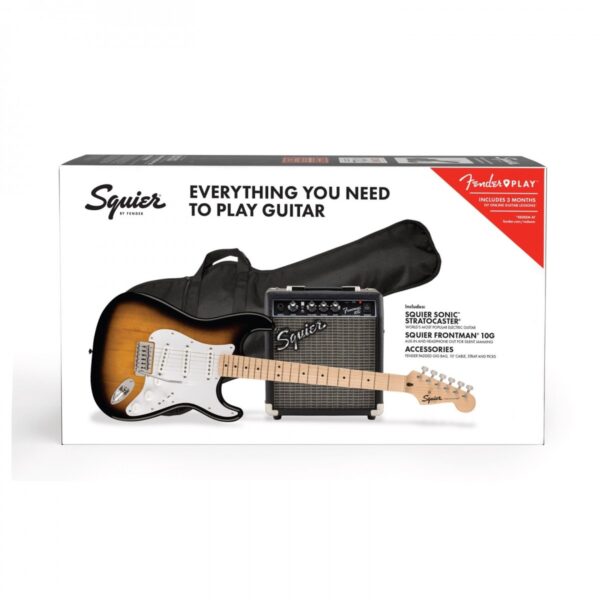 Squier Sonic Stratocaster Pack 2 Color Sunburst