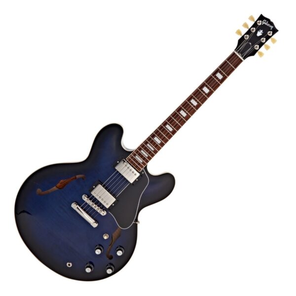 Gibson ES-335 Figured Deep Ocean Burst #219050088
