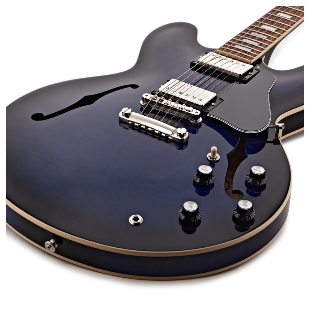Gibson ES-335 Figured Deep Ocean Burst #219050088