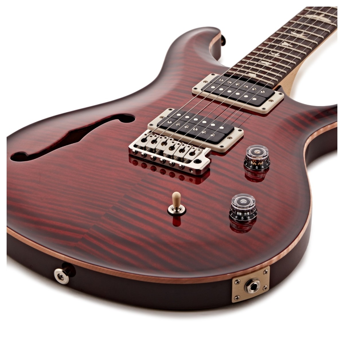 PRS CE24 Semi Hollow Fire Red Burst #0399900