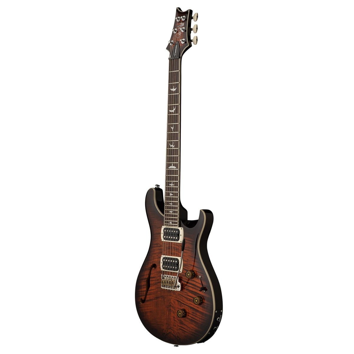 PRS SE Custom 24 Semi-Hollow Piezo Orange Tiger Smokeburst (2026)