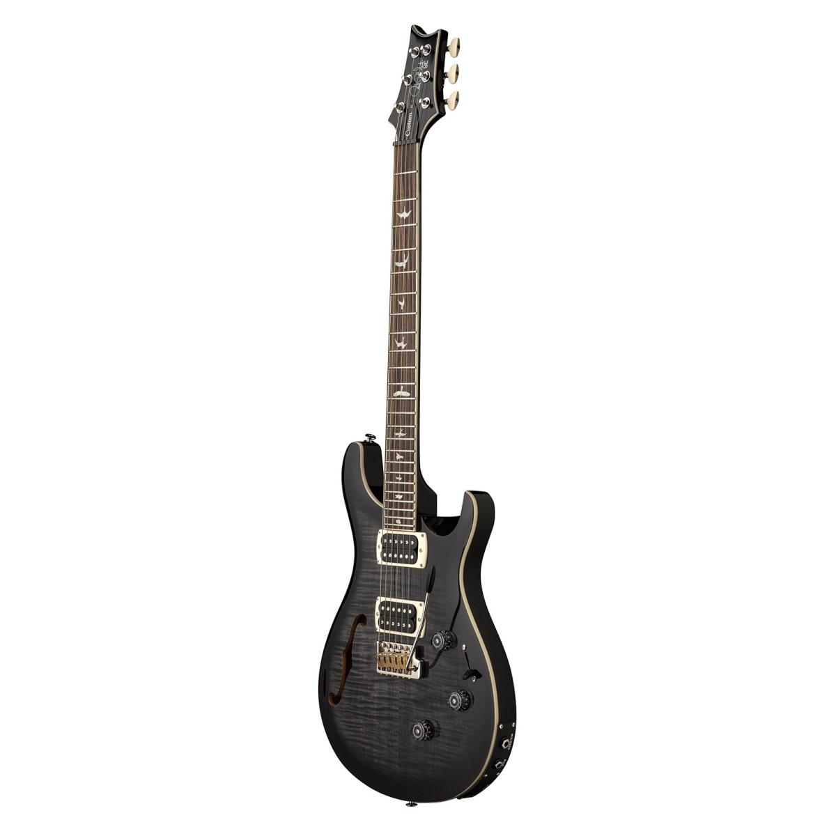 PRS SE Custom 24 Semi-Hollow Piezo Charcoal Burst (2026)