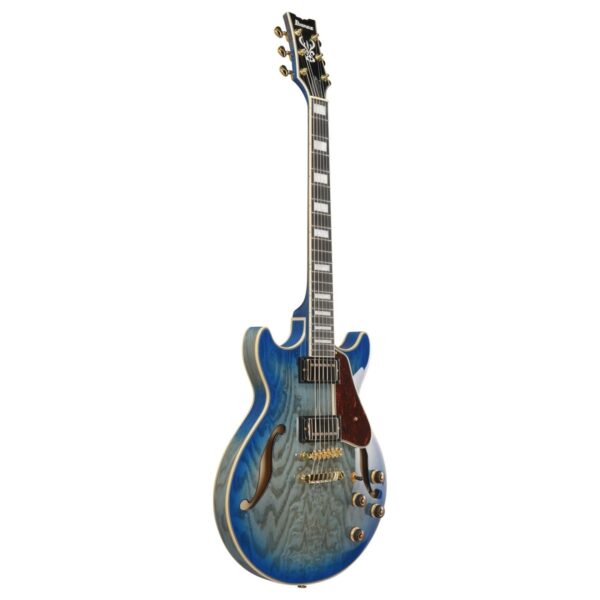 Ibanez AM93QA Artcore Expressionist Jet Blue Burst