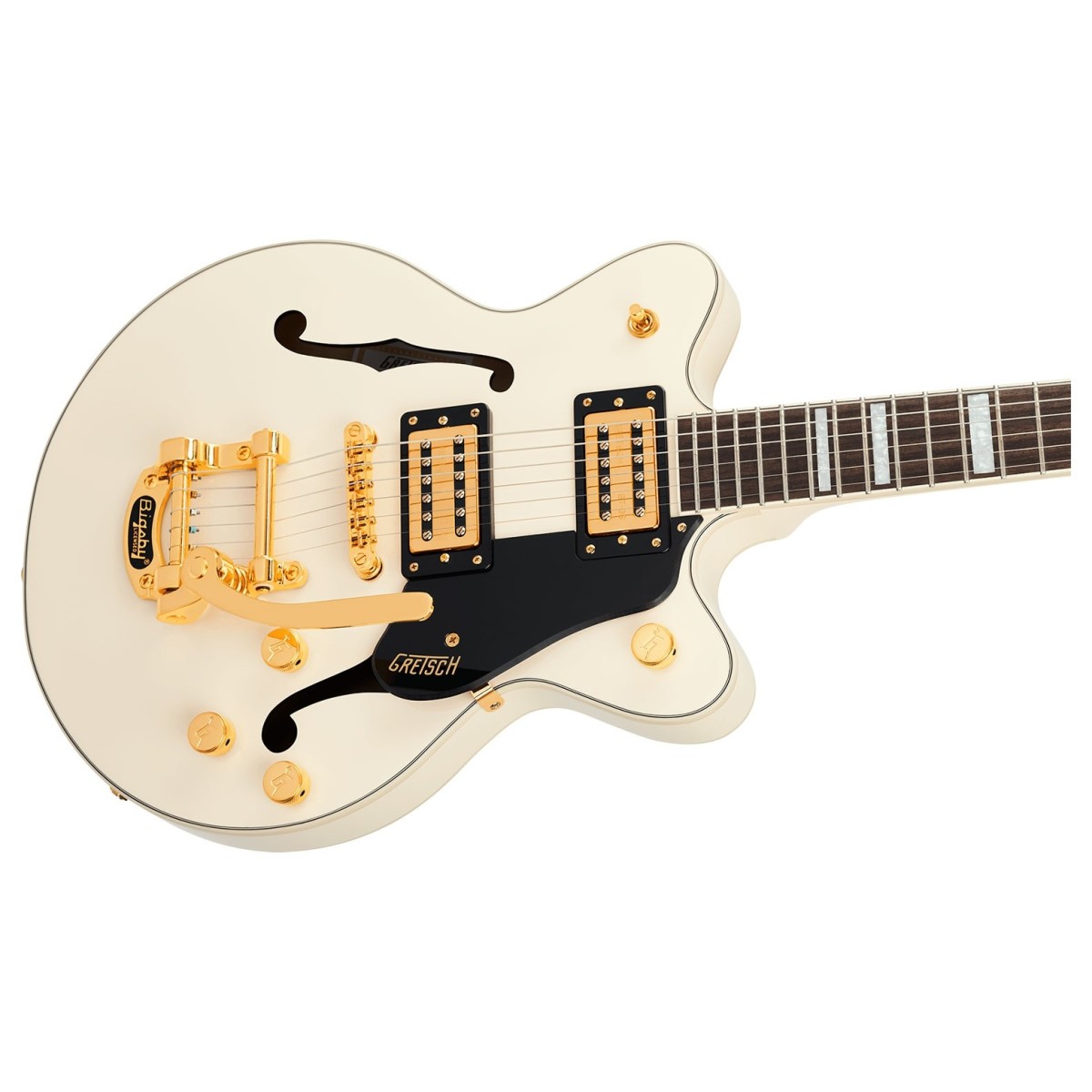 Gretsch G2655TG Streamliner Center Block Jr. Double-Cut with Bigsby LTD Vintage White