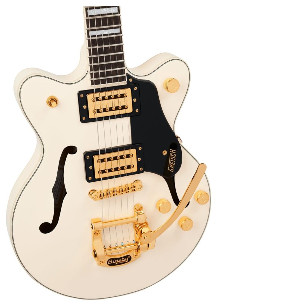 Gretsch G2655TG Streamliner Center Block Jr. Double-Cut with Bigsby LTD Vintage White