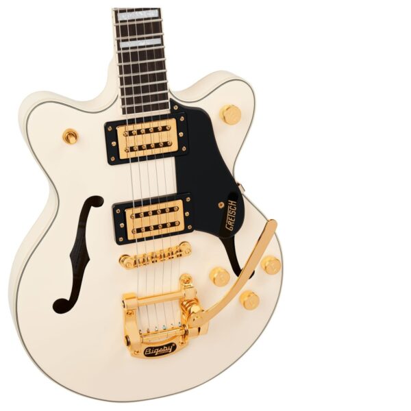 Gretsch G2655TG Streamliner Center Block Jr. Double-Cut with Bigsby LTD Vintage White