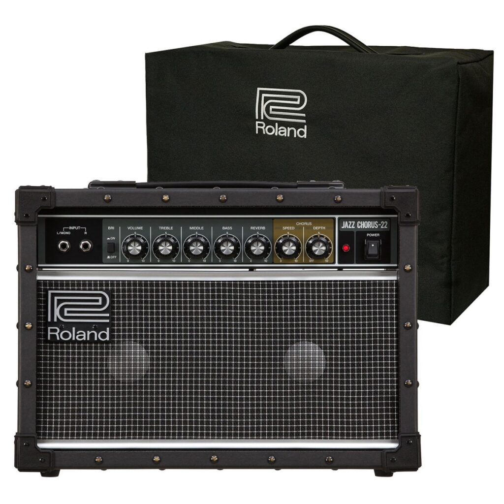 Roland JC-22 Jazz Chorus Guitar Amp with Cover