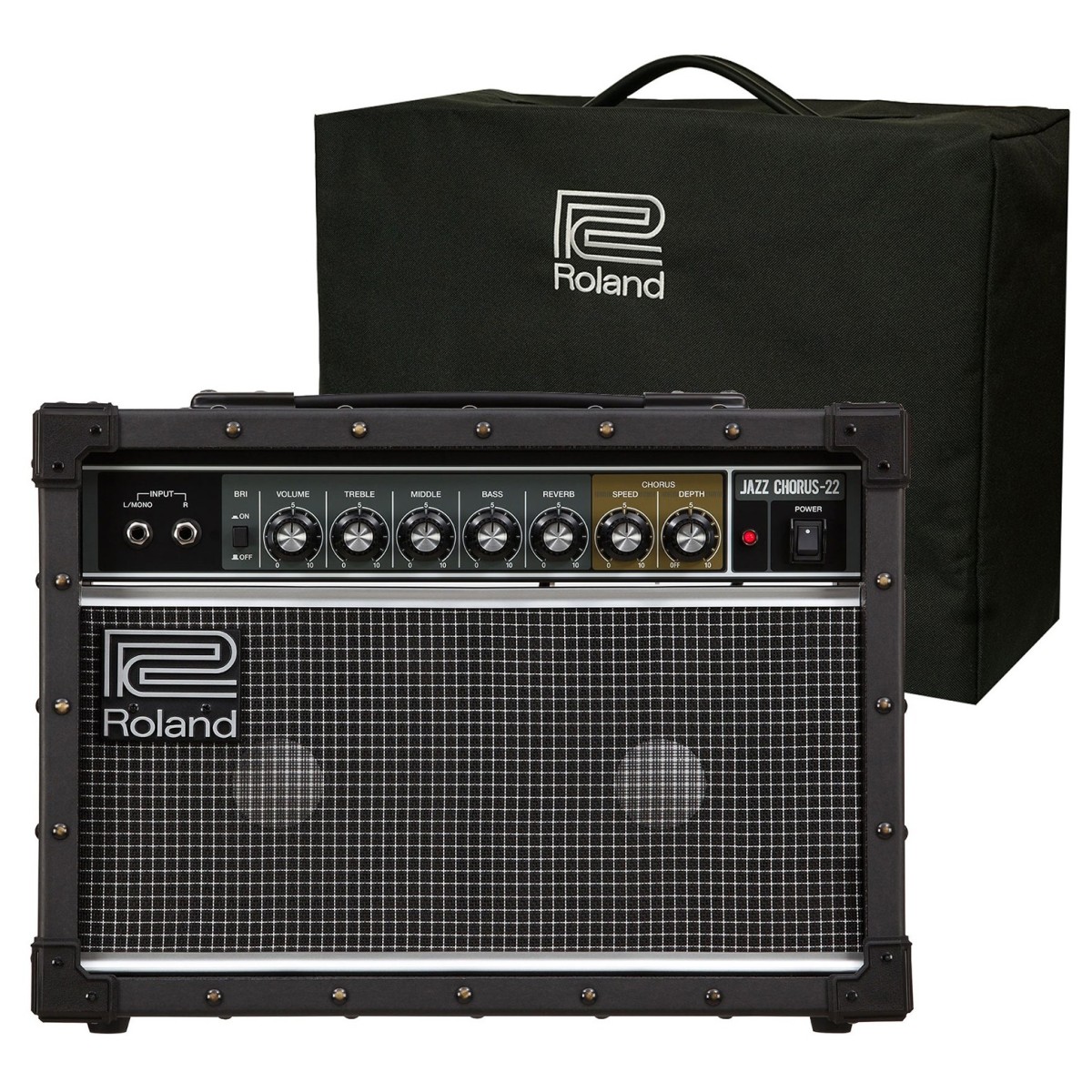 Roland JC-22 Jazz Chorus Guitar Amp with Cover