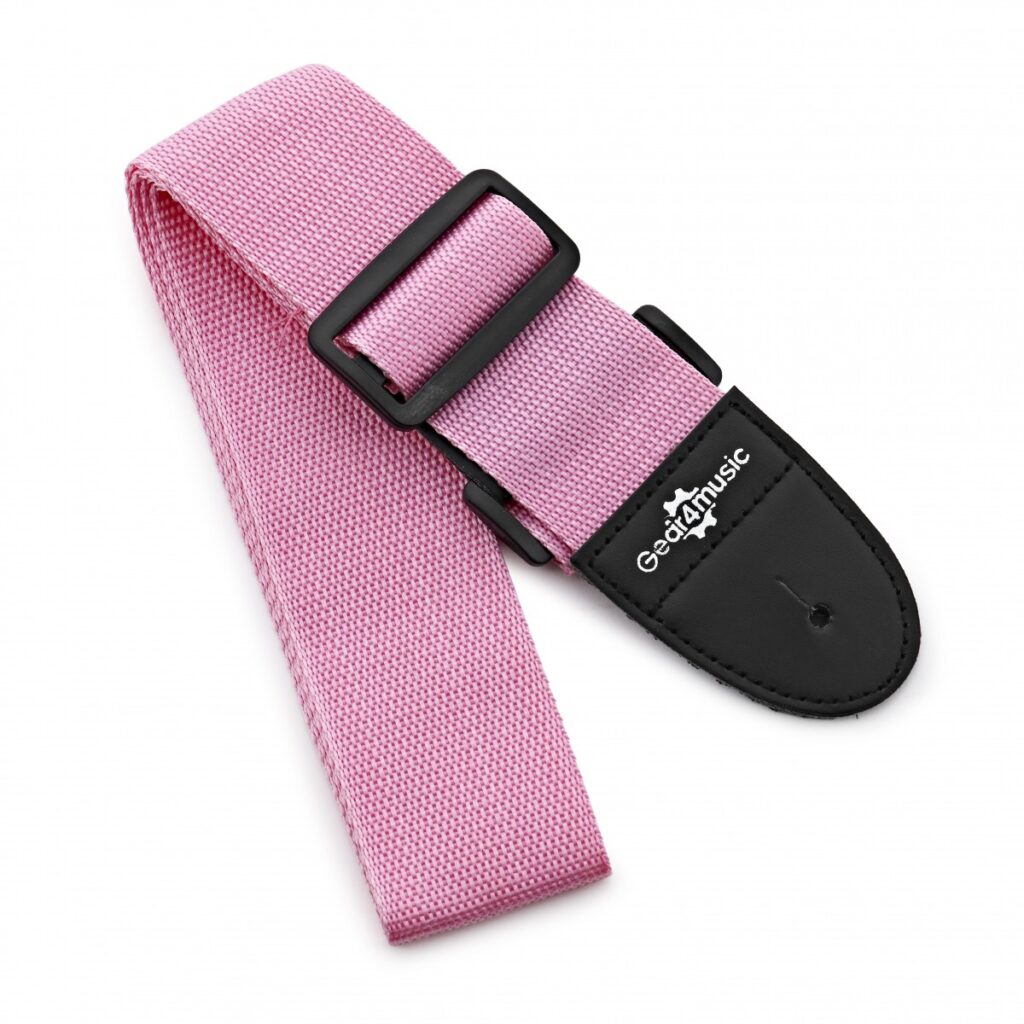 Guitar Strap Pink 2