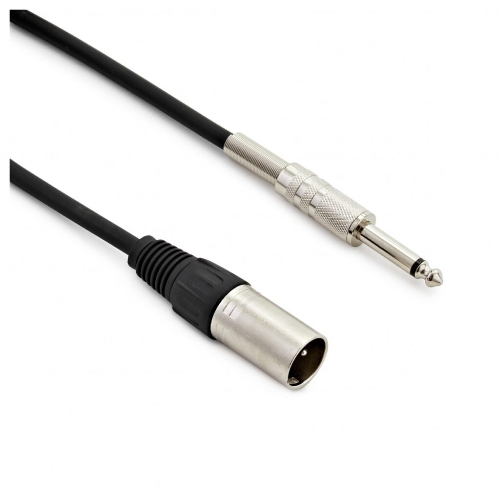XLR (M) to 6.35mm TS Jack Cable 3m